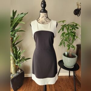 Tommy Hilfiger Black and White Sleeveless Dress Size 12 New With Tags